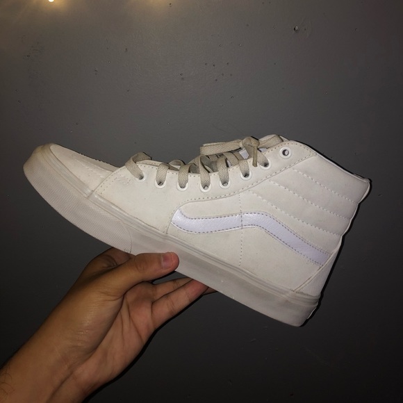 Vans Other - all white high top vans